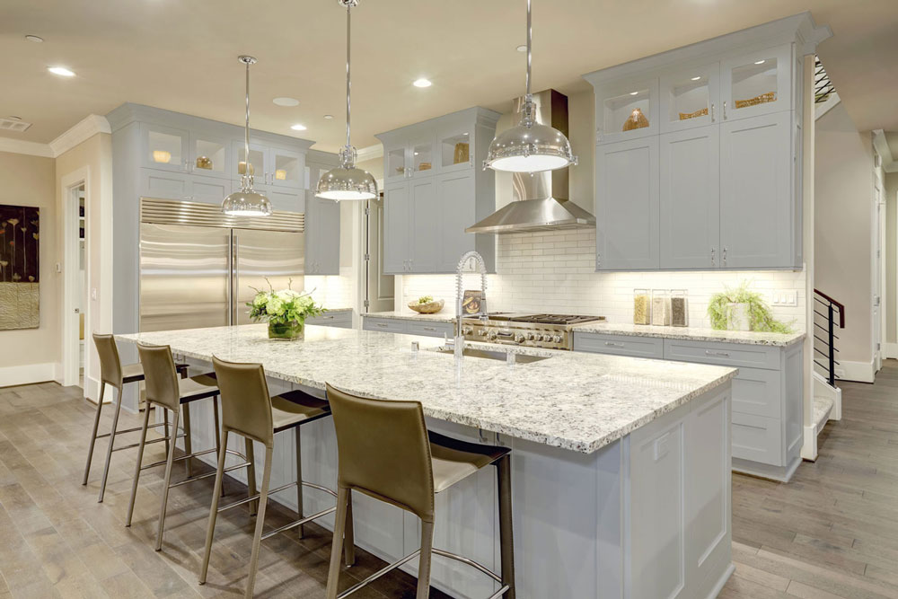 What is an open concept kitchen design?