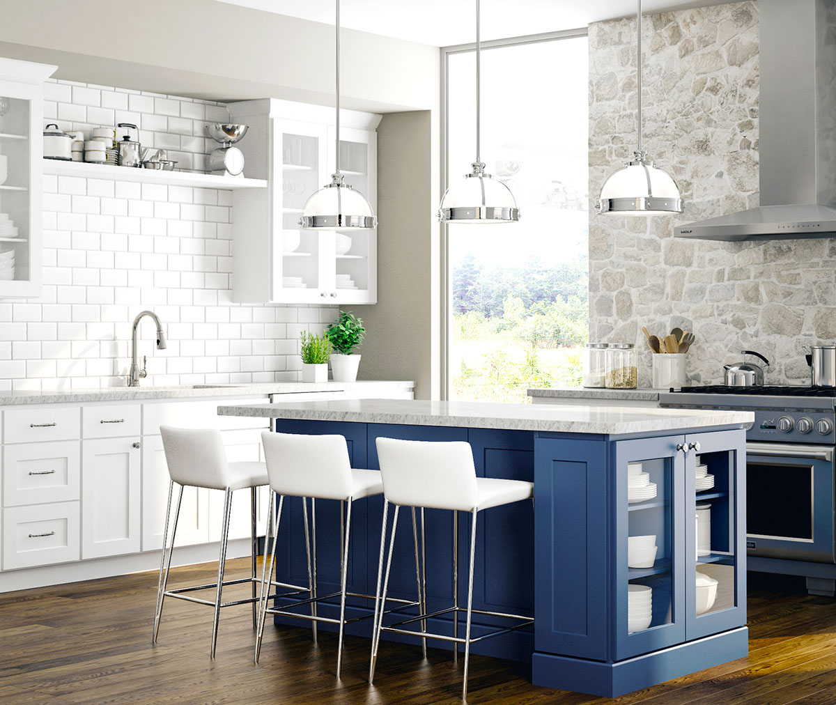 Timeless blues you will love to see in your kitchen