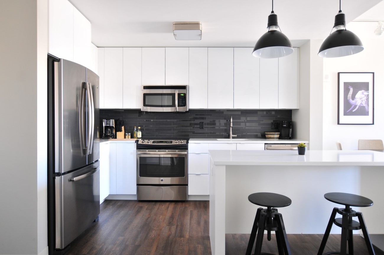 Monochromatic kitchen